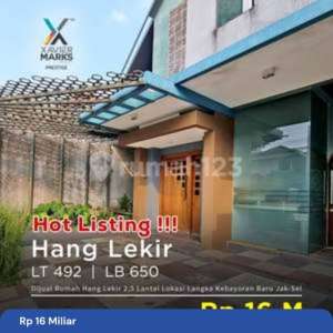 Hot Sale Rumah Hang Lekir Lokasi Langkakebayoran Barulokasi Belakang Starbuck Pakubuwonoluas Tanah235m2Shm branghang10m2luas Fisik245m2luas Bangunan450m2bangunan2.5 Lantaikamar Tidur6kamar Mandi7kamar Art1kamar Mandi Art1dap , tersedia melalui melalui situs Rumah123