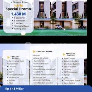 Investasi Kost Autopilot. Roi Tinggi. Potensi Income Per Tahun Bisa Rp70juta-an. Shm, 4 Menit Gerbang Kampus Utama Ipb Dramaga Bogor. Rumah Kost Mahasiswa One Gate System, Security 24jam, Cctv. Manajemen Kost Profesional , tersedia melalui melalui situs Rumah123