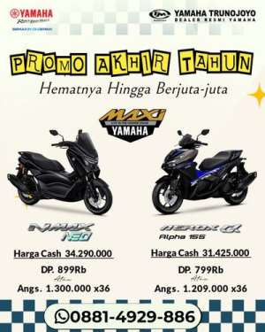 Jual bekas Ju al Motor Krdit Tunai Baru Murah,lokasi di Kota Madiun