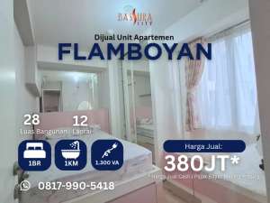 Jual 1BR Furnished SHM apartemen Bassura City tower Flamboyan call Maula lokasi di Jatinegara, tersedia melalui melalui situs Olx