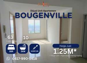 Jual 3BR tower B Bougenville apartemen Bassura City call Maula lokasi di jatinegara-1, tersedia melalui melalui situs Lamudi