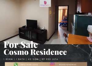Jual Apartemen Cosmo Residence 1 Bedroom Furnished Lantai Tinggi lokasi di kebon-melati, tersedia melalui melalui situs Lamudi