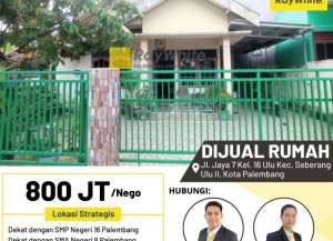 Jual Cepat lokasi di seberang-ulu-ii, tersedia melalui melalui situs Lamudi