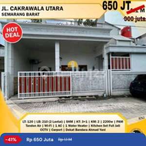 Jual Cepat Rumah Strategis Di Cakrawala Utara Semarang , tersedia melalui melalui situs Rumah123