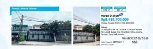jual murah rumah lokasi di Cilandak, tersedia melalui melalui situs Olx