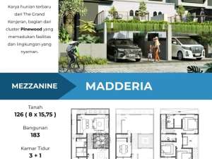 JUAL RUMAH BARU MEZZANINE AMERICAN TROPICAL HOUSE THE GRAND KENJERAN SURABAYA lokasi di Mulyorejo, tersedia melalui melalui situs Olx