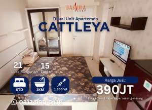 Jual Studio Furnished atas mall tower Cattleya apartemen Bassura city Jakarta lokasi di jatinegara-kaum, tersedia melalui melalui situs Lamudi