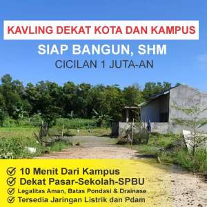 Jual tanah murah, dekat makassar dan kampus di gowa lokasi di Pamona Barat, tersedia melalui melalui situs Olx