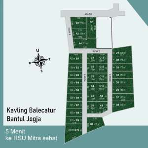 Jual Tanah Murah Sedayu 8 Menit Kampus Mercu Buana Jogja, AJB Notaris lokasi di Sedayu, tersedia melalui melalui situs Olx