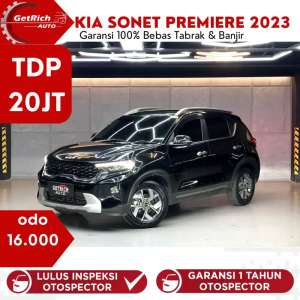 Jual bekas Km 16Rb Kia SONET PRIMIERE 2023 Hitam 5 seather,lokasi di 
