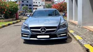 Jual bekas Km28rb mercedes benz mercy slk250 amg 2011 cabriolet silver,lokasi di 