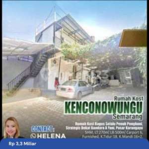 Kos tengah kota Semarang siap pakai dekat bandara dekat tol dekat kampus Binus DCS dijual di Kenconowungu Semarang barat , tersedia melalui melalui situs Rumah123