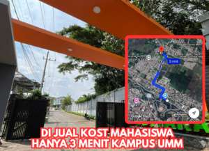 Kost Eksklusif Dekat Kampus, Lokasi StrategisRamai okupansi tinggi lokasi di ketawanggede, tersedia melalui melalui situs Lamudi