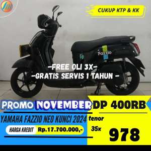 Jual bekas KREDIT MURAH DP 400RB YAMAHA FAZZIO NEO KUNCI 2024 ANGSURAN RINGAN,lokasi di Pasar Rebo