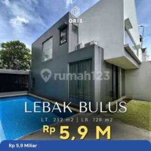 Lebak Bulus Dalam Cluster Private Pool Design By Andra Matin , tersedia melalui melalui situs Rumah123