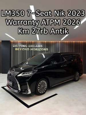 Jual bekas Lexus LM350 AT 2023 Waranty ON Good Conditions,lokasi di 