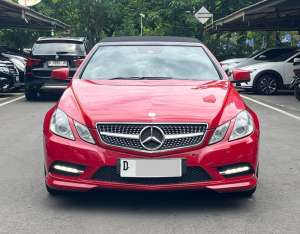Jual bekas Mercedes-Benz E-Class E250Cabriolet 2013 Merah,lokasi di Jakarta DKI