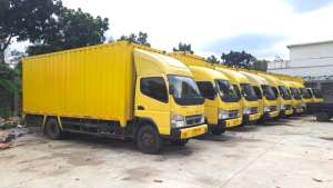 Jual bekas MULUSbanBARU Mitsubishi Colt diesel canter FE 74 L box besi 2023 bok,lokasi di Jakarta DKI