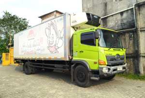 Jual bekas MURAH Hino engkel 4x2 bok Pendingin FG235JS 2017 Box Freezer FG 235 JS,lokasi di Jakarta DKI