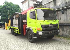 Jual bekas MURAHbanBARU Hino ranger tronton 6x4 self loader crane 2018 selfloader,lokasi di Jakarta DKI