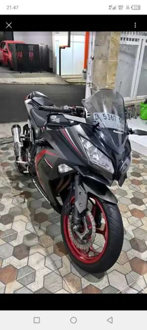 Jual bekas Ninja 250 fi abs ltd type tertinggi,lokasi di Panjalu