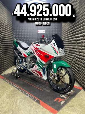 Jual bekas NINJA R 2011 CONVERT SSR MODIF HEDON LUAR DALAM SUPER RAWATAN PAJANGAN,lokasi di Kembangan