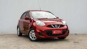 Jual bekas NISSAN MARCH 1.2L MT 2017 MERAH,lokasi di Jawa Barat