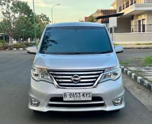 Jual bekas Nissan Serena Highway Star 2016 Silver,lokasi di Banten