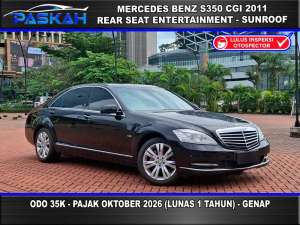 Jual bekas Odo35rb Genap Tax1TAHUN CGi Mercedes Benz S350 V6 CGI RSE 2011 yopi,lokasi di 