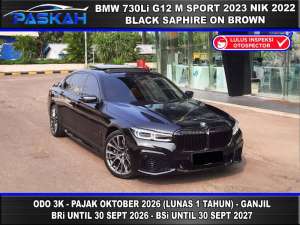 Jual bekas Odo3k PAJAK1TAHUN BMW 730Li M Sport nik 2023 BMW 730 Li MSPORT 2023,lokasi di 