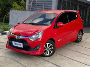 Jual bekas Pajak Panjang Toyota Agya 1.2 G TRD Sportivo Bensin-MT 2019 Merah LADR,lokasi di 