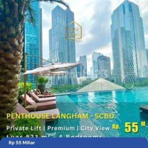 Penthouse Langham Residence Senopati Scbd Sudirman, Mewah City View , tersedia melalui melalui situs Rumah123
