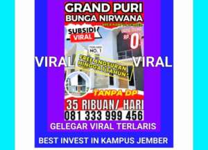 perumahan jember kampus subsidi terlaris viral lokasi di jemberlor, tersedia melalui melalui situs Lamudi