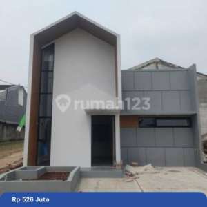 Rumah 1 Lantai Desain Minimalis Modern di Kota Bekasi , tersedia melalui melalui situs Rumah123