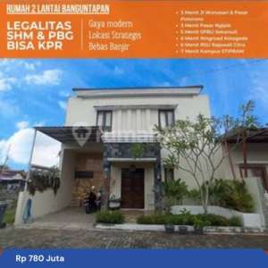 Rumah 2 Lantai di Banguntapan Dekat Jl Wonosari 9 menit Kotagede , tersedia melalui melalui situs Rumah123