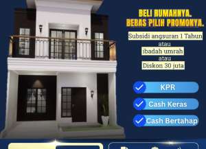 Rumah 2 Lantai Siap Huni di Depok lokasi di sawangan-1, tersedia melalui melalui situs Lamudi