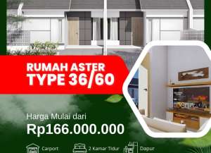 Rumah Aster 3660 Subsidi Tanpa DP Cicilan 1Jt-an, Promo Warga Winongan Pasuruan lokasi di winongan, tersedia melalui melalui situs Lamudi