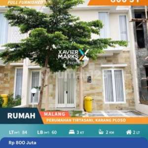 Rumah Baru 2 Lantai Gress Fully Furnished di Tirtasani Karangploso Malang , tersedia melalui melalui situs Rumah123