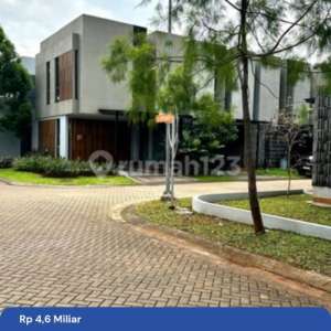 Rumah Baru Hoek 2 Lantai 3 BR Fully Furnished Termasuk Elektronik Estetik Discovery Altezza Bintaro Sektor 9 , tersedia melalui melalui situs Rumah123