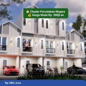 Rumah Baru Percetakan Negara 2lantai Shm Jakpus , tersedia melalui melalui situs Rumah123