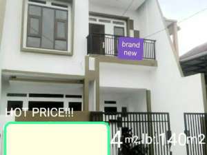 Rumah baru siap huni tidak banjir di bji lokasi di Bekasi Timur, tersedia melalui melalui situs Olx