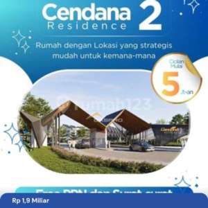 Rumah Dekat TolStasiun Harga Mulai 1M Aja CENDANA Phase 2 , tersedia melalui melalui situs Rumah123