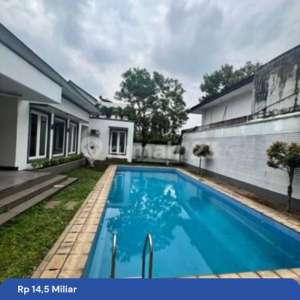 Rumah di Bangka Kemang Jalan Raya, Dengan Taman Dan Kolam Renang , tersedia melalui melalui situs Rumah123