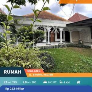 Rumah di Jalan Bromo, Gunung-gunung, Klojen, Malang , tersedia melalui melalui situs Rumah123