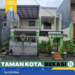 Rumah Dijual 2 Lantai, Siap Huni, Perumahan Taman Kota, Bekasi Timur, 4 Menit Stasiun Bekasi , tersedia melalui melalui situs Rumah123