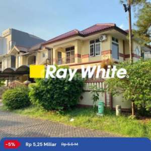 Rumah hoek bagus harga bersaing di blok bebas banjir , tersedia melalui melalui situs Rumah123