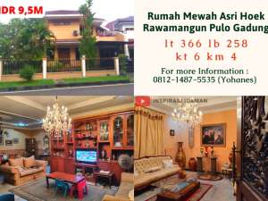 Rumah Komplek Elite Taman Berdikari Rawamangun Hoek lokasi di Pulo Gadung, tersedia melalui melalui situs Olx