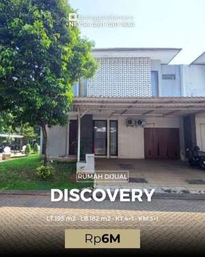 Rumah Posisi Hoek di Discovery Lumina Bintaro Jaya sc16517 lokasi di Pesanggrahan, tersedia melalui melalui situs Olx