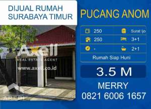 Rumah Pucang Anom Dijual lokasi di gubeng, tersedia melalui melalui situs Lamudi