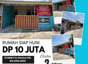 Rumah Rasa Baru Cicilan 2 Jutaan Dekat Stasiun Bojong Gede lokasi di tajurhalang, tersedia melalui melalui situs Lamudi